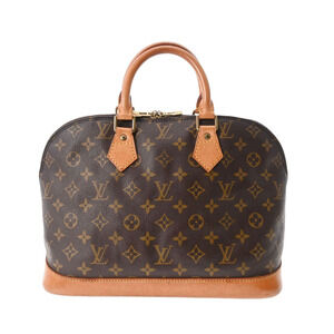 Louis Vuitton Monogram Alma Brown Canvas Handbag